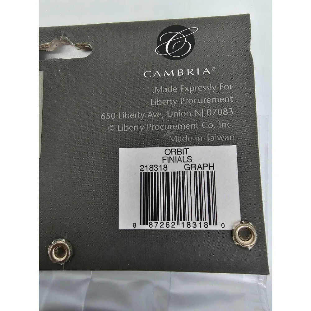 Cambria Classic Finials 5/8